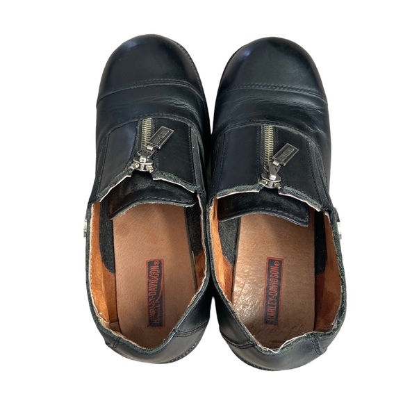 HARLEY DAVIDSON VTG 90s Y2K Chunky Heeled Black Bootie Women’s Size 5.5 - Picture 6 of 14